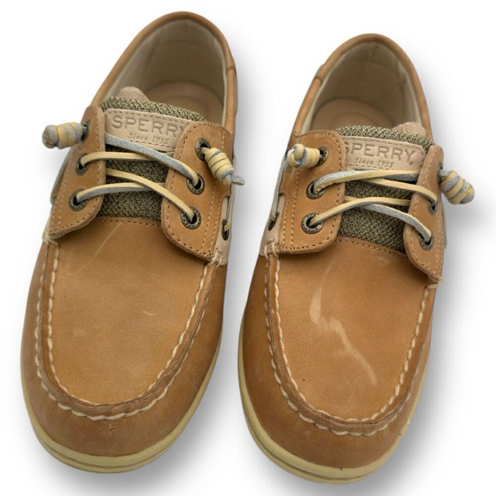 NWOT Sperry Womens Rosefish 3 Eye Boat Comfort Shoes Brown Size 8